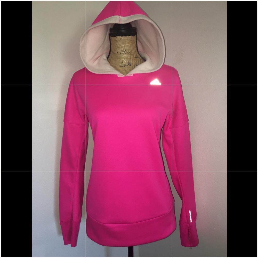 Pink Adidas Woman's Athletic Hoodie / Sweater